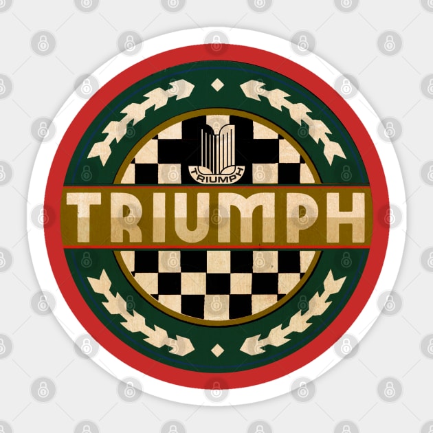 Triumph Sports Cars England Sticker by Midcenturydave